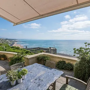 Appartement Ametsa, Luxury Flat, Terrace And Wonderful Seaview, In, Biarritz